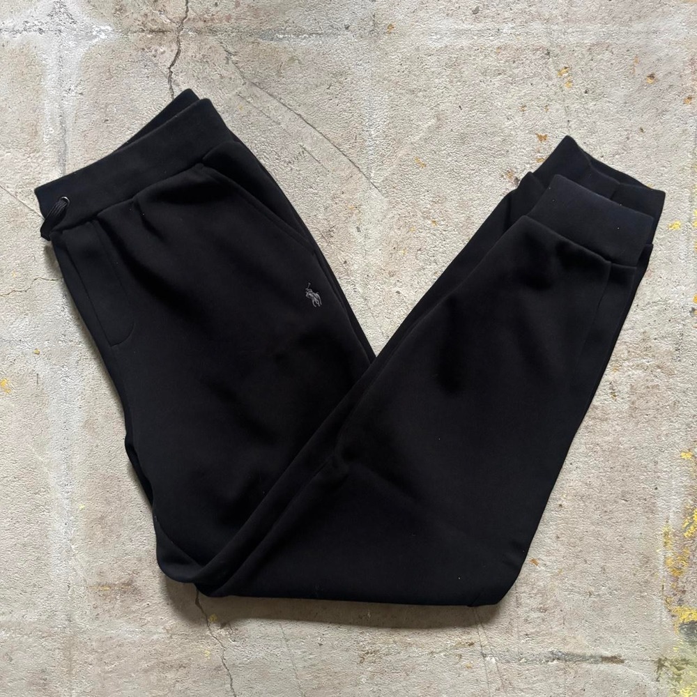 Polo Ralph Lauren Black Cuffed Sweatpants – Kids XL (18–20)